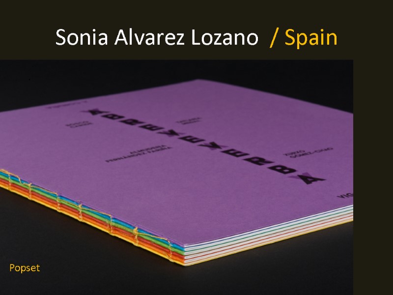 Sonia Alvarez Lozano  / Spain  Popset